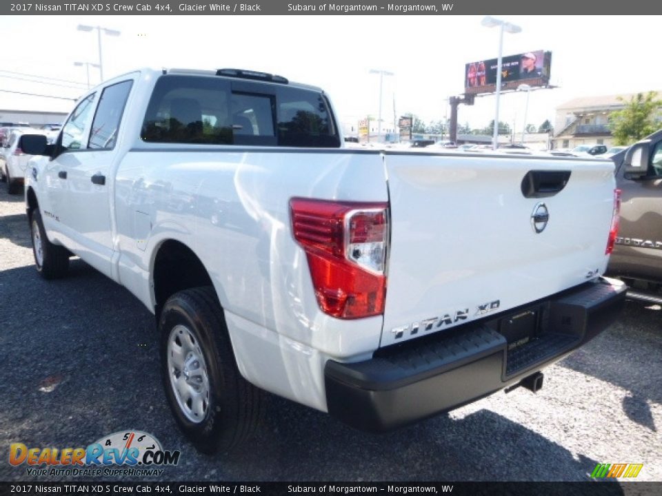 2017 Nissan TITAN XD S Crew Cab 4x4 Glacier White / Black Photo #9