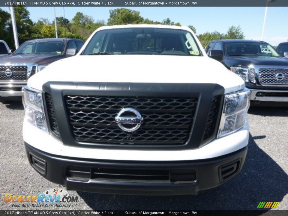 2017 Nissan TITAN XD S Crew Cab 4x4 Glacier White / Black Photo #11