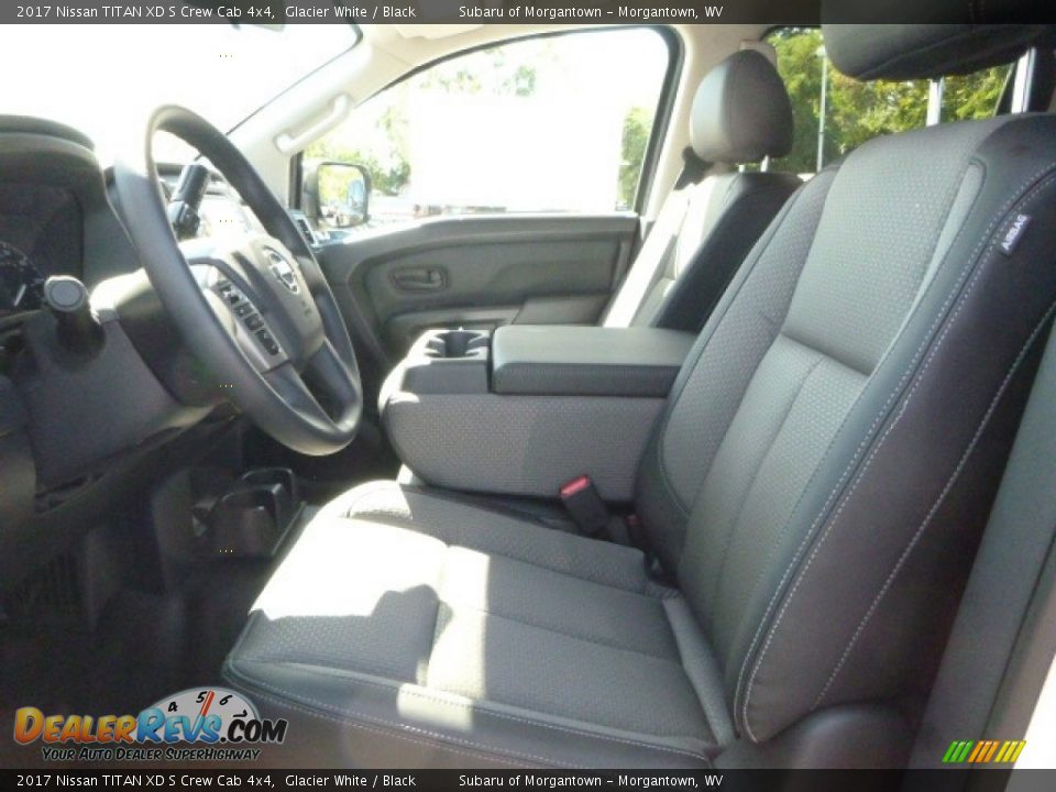 2017 Nissan TITAN XD S Crew Cab 4x4 Glacier White / Black Photo #12