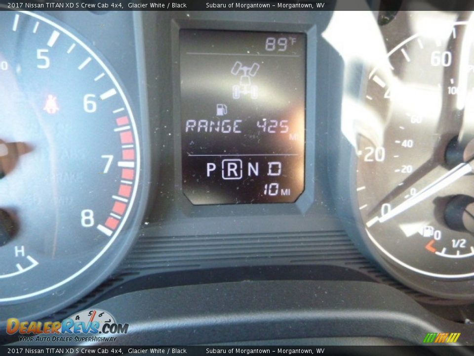 2017 Nissan TITAN XD S Crew Cab 4x4 Glacier White / Black Photo #16