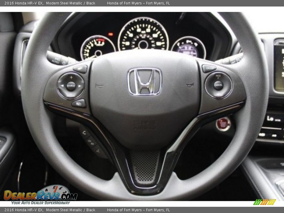 2016 Honda HR-V EX Modern Steel Metallic / Black Photo #9