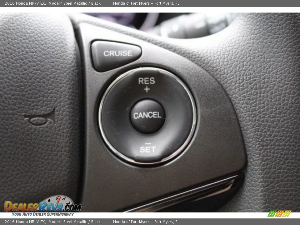 2016 Honda HR-V EX Modern Steel Metallic / Black Photo #11