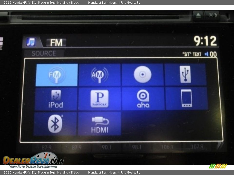 2016 Honda HR-V EX Modern Steel Metallic / Black Photo #13