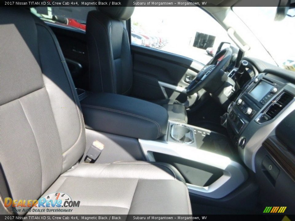 2017 Nissan TITAN XD SL Crew Cab 4x4 Magnetic Black / Black Photo #3