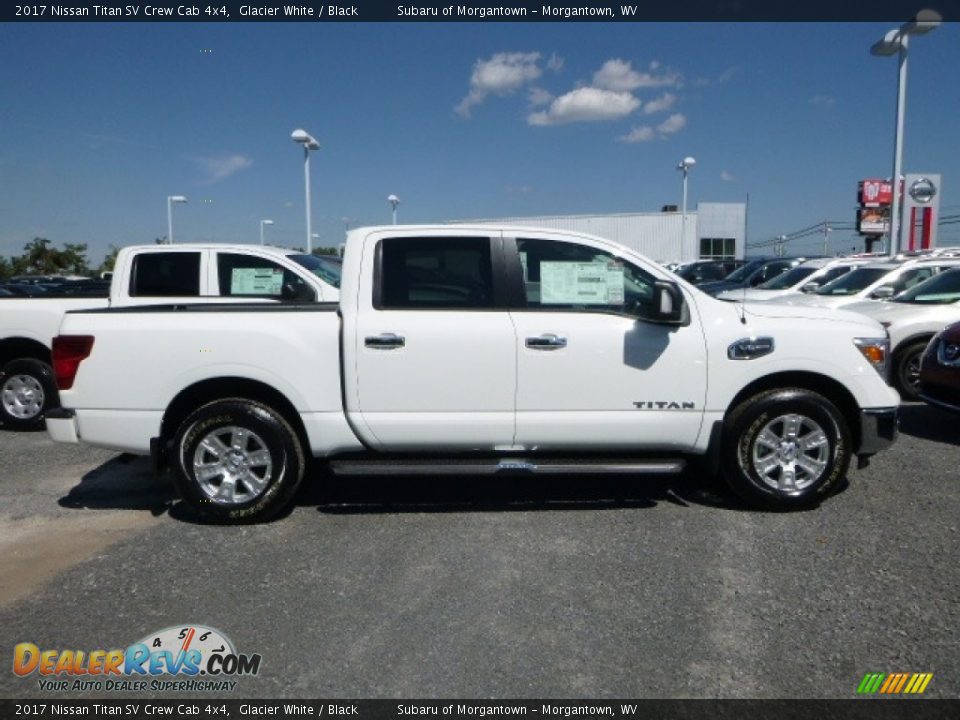 Glacier White 2017 Nissan Titan SV Crew Cab 4x4 Photo #3