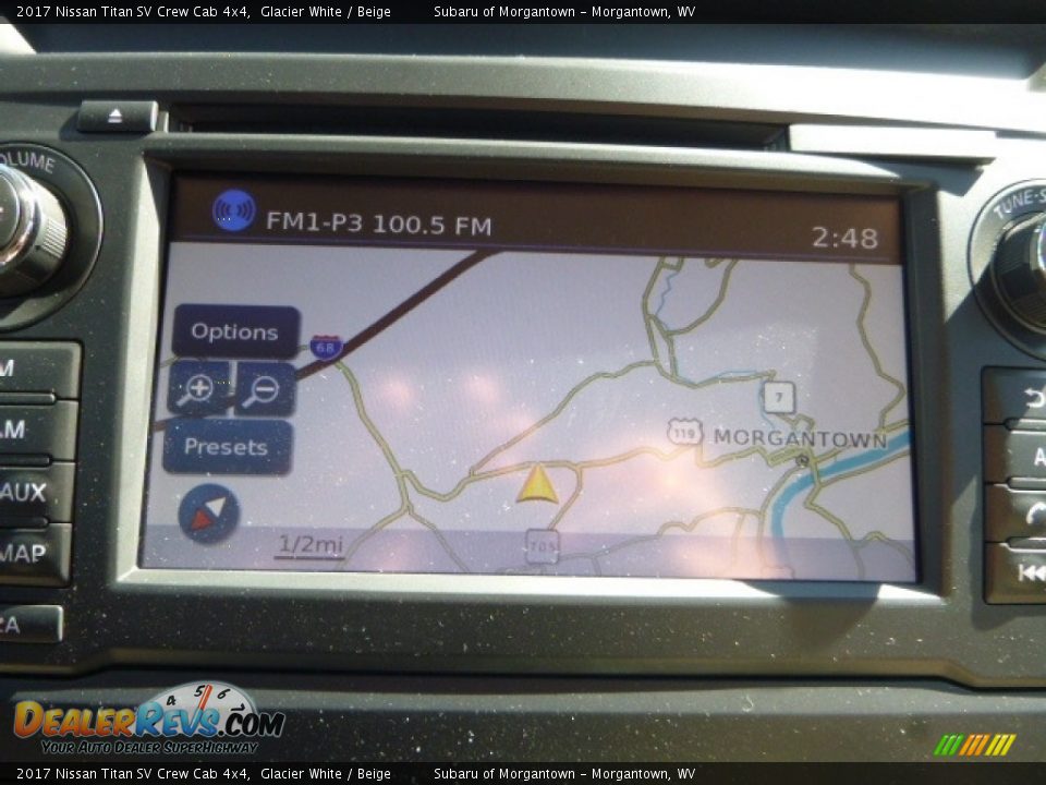 Navigation of 2017 Nissan Titan SV Crew Cab 4x4 Photo #18