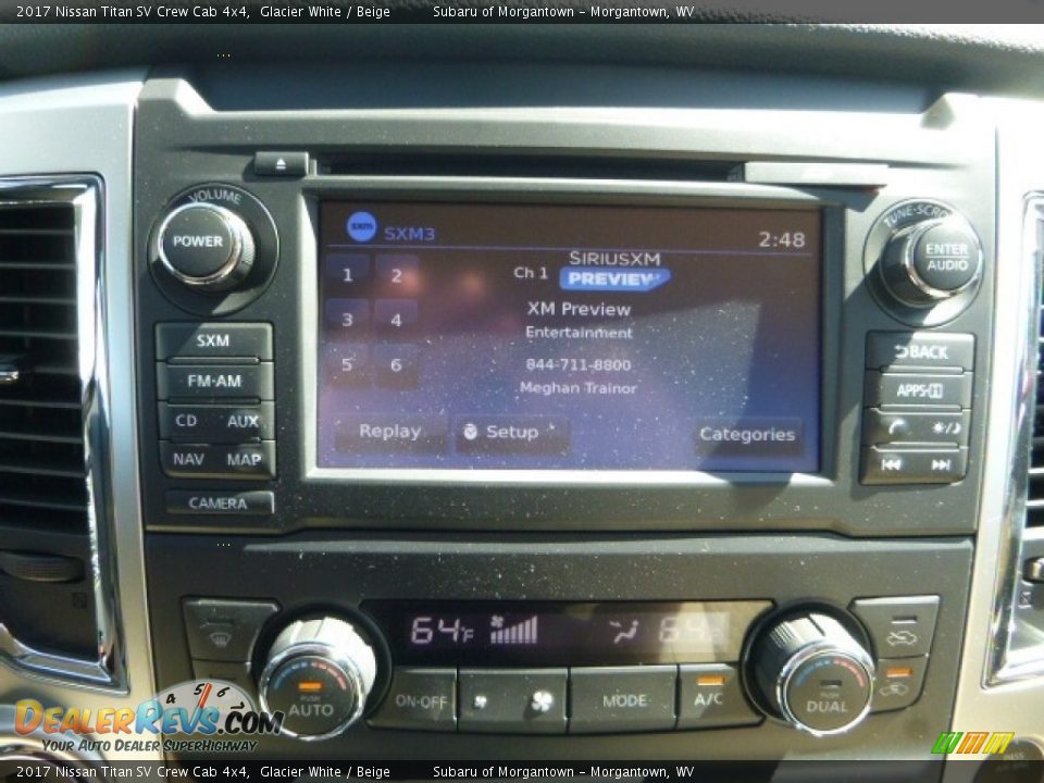 Controls of 2017 Nissan Titan SV Crew Cab 4x4 Photo #19