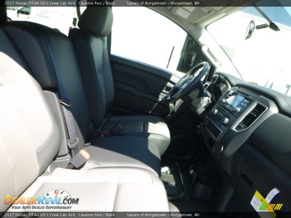 2017 Nissan TITAN XD S Crew Cab 4x4 Cayenne Red / Black Photo #3