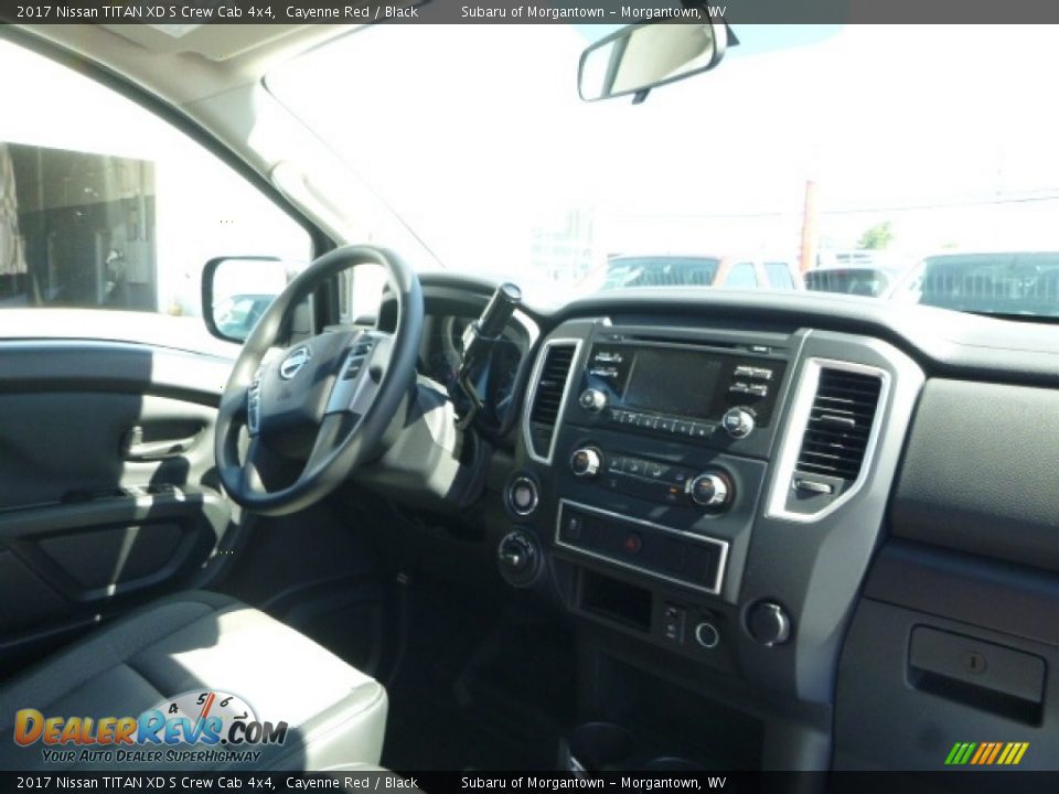 2017 Nissan TITAN XD S Crew Cab 4x4 Cayenne Red / Black Photo #4