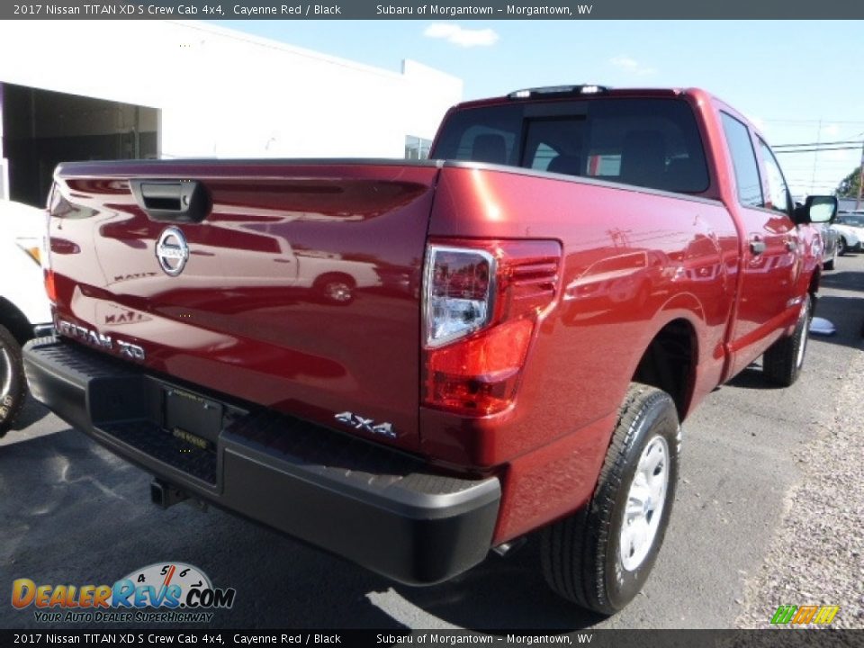 2017 Nissan TITAN XD S Crew Cab 4x4 Cayenne Red / Black Photo #8