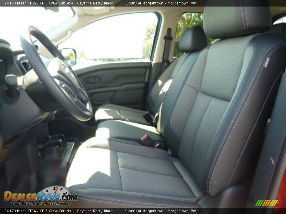 2017 Nissan TITAN XD S Crew Cab 4x4 Cayenne Red / Black Photo #13