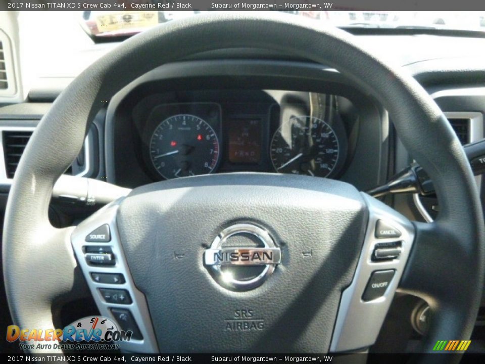 2017 Nissan TITAN XD S Crew Cab 4x4 Cayenne Red / Black Photo #16