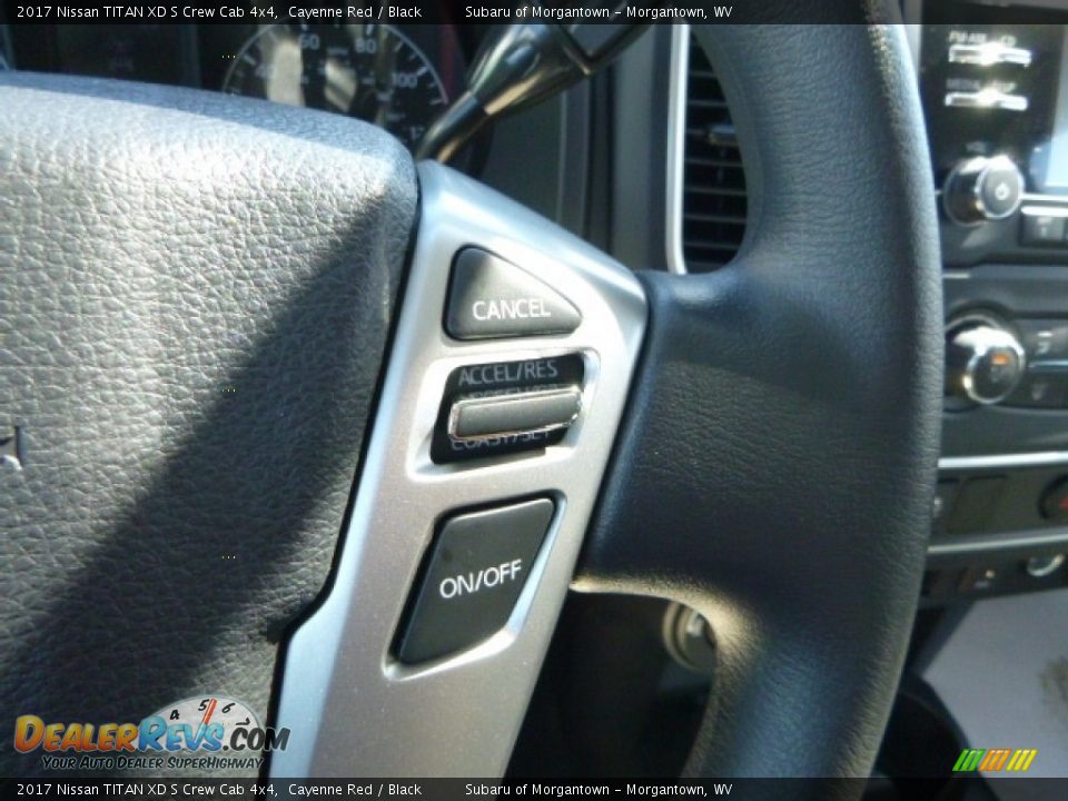 2017 Nissan TITAN XD S Crew Cab 4x4 Cayenne Red / Black Photo #18