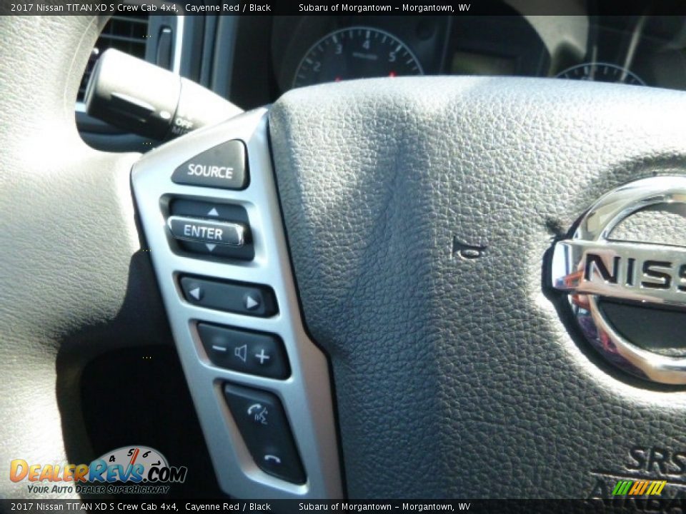 2017 Nissan TITAN XD S Crew Cab 4x4 Cayenne Red / Black Photo #19