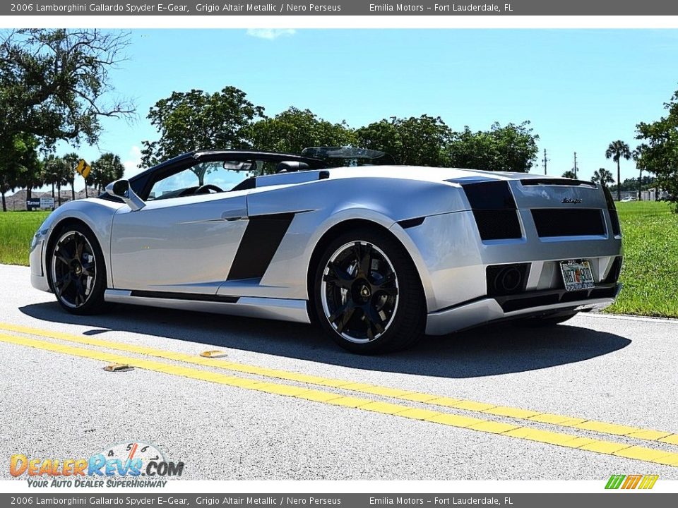 2006 Lamborghini Gallardo Spyder E-Gear Grigio Altair Metallic / Nero Perseus Photo #3