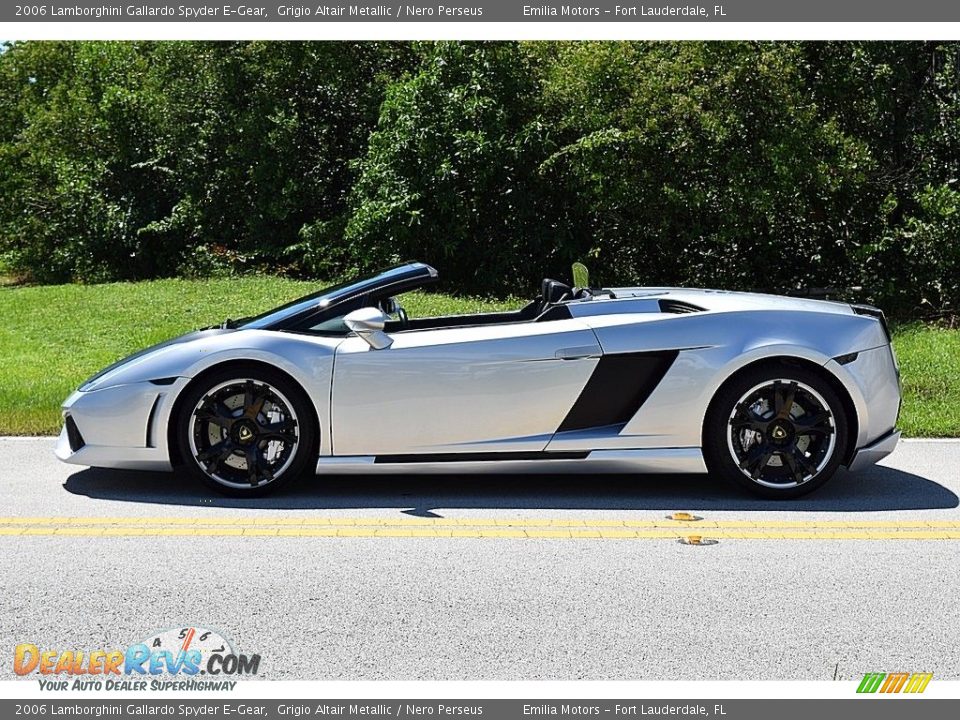Grigio Altair Metallic 2006 Lamborghini Gallardo Spyder E-Gear Photo #5