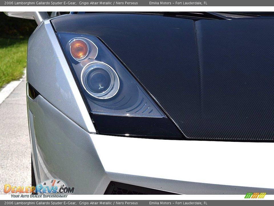 2006 Lamborghini Gallardo Spyder E-Gear Grigio Altair Metallic / Nero Perseus Photo #11