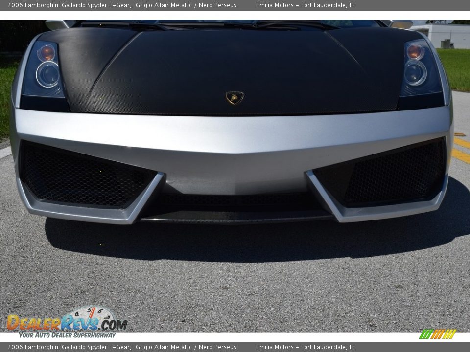 2006 Lamborghini Gallardo Spyder E-Gear Grigio Altair Metallic / Nero Perseus Photo #13