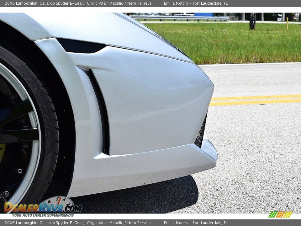 2006 Lamborghini Gallardo Spyder E-Gear Grigio Altair Metallic / Nero Perseus Photo #16