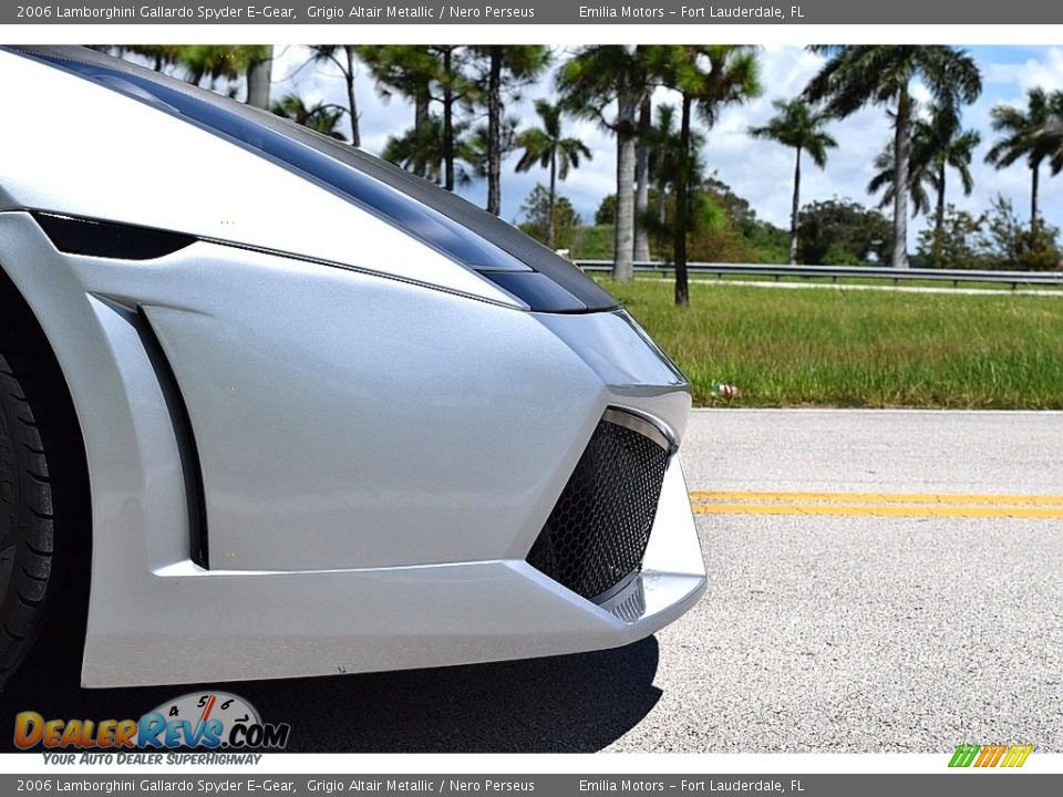 2006 Lamborghini Gallardo Spyder E-Gear Grigio Altair Metallic / Nero Perseus Photo #17