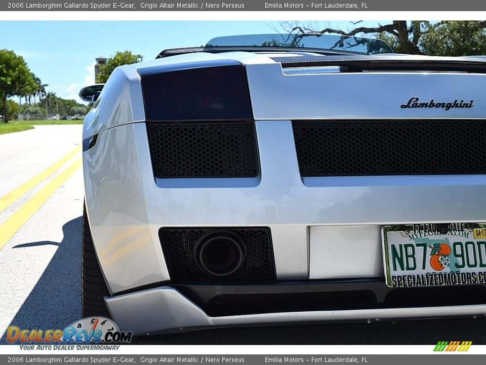 2006 Lamborghini Gallardo Spyder E-Gear Grigio Altair Metallic / Nero Perseus Photo #19