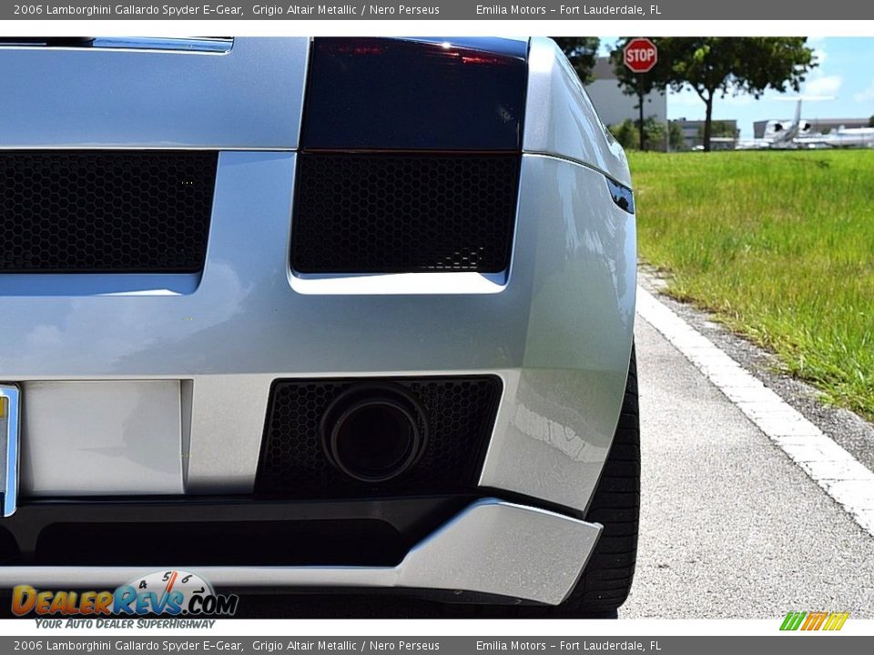 2006 Lamborghini Gallardo Spyder E-Gear Grigio Altair Metallic / Nero Perseus Photo #20
