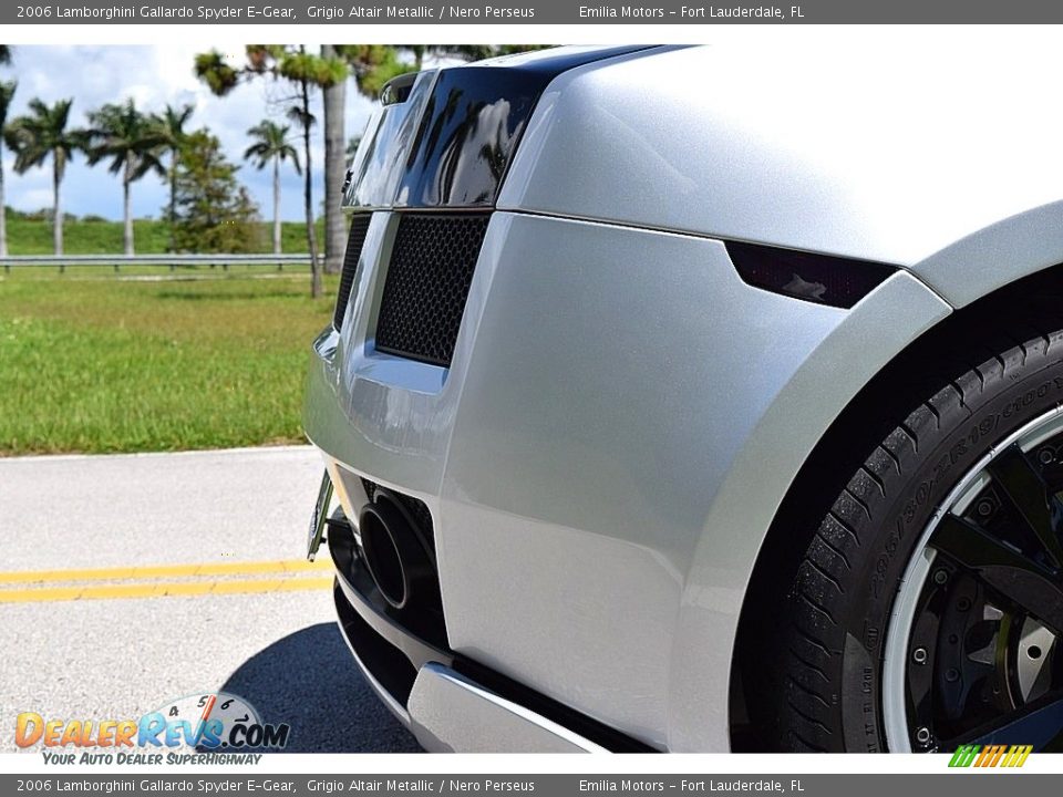 2006 Lamborghini Gallardo Spyder E-Gear Grigio Altair Metallic / Nero Perseus Photo #22