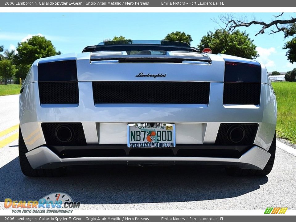 2006 Lamborghini Gallardo Spyder E-Gear Grigio Altair Metallic / Nero Perseus Photo #23