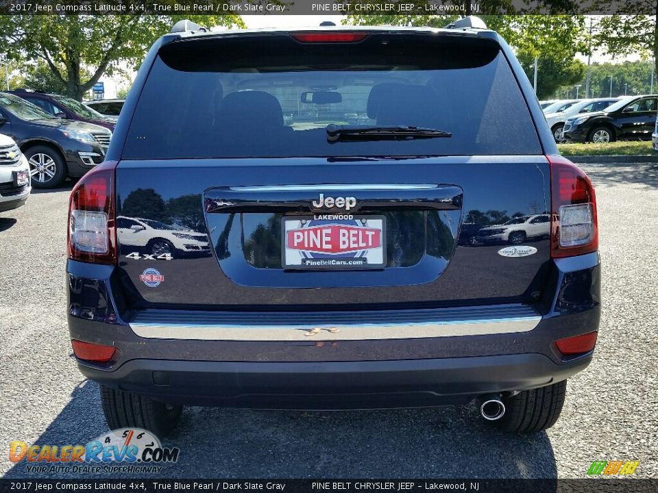 2017 Jeep Compass Latitude 4x4 True Blue Pearl / Dark Slate Gray Photo #5