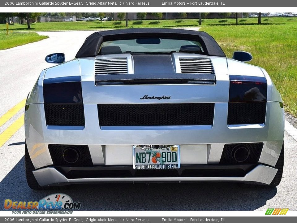 2006 Lamborghini Gallardo Spyder E-Gear Grigio Altair Metallic / Nero Perseus Photo #24