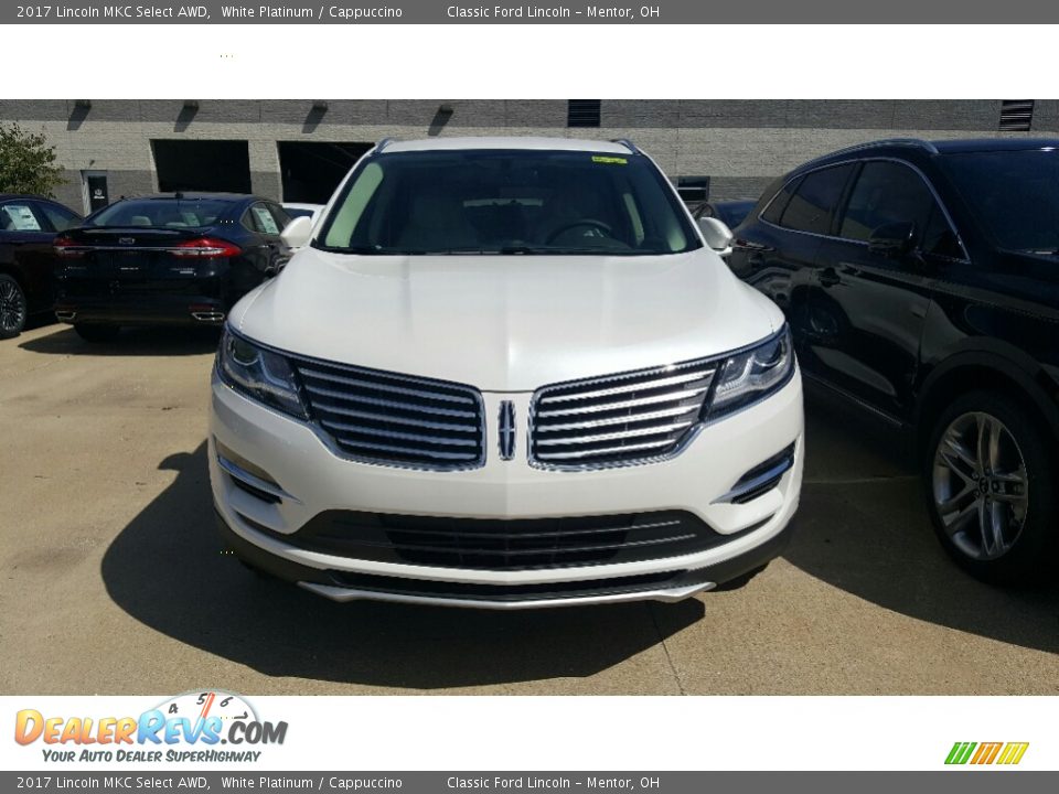 2017 Lincoln MKC Select AWD White Platinum / Cappuccino Photo #2