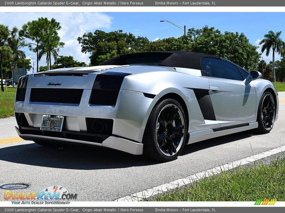 2006 Lamborghini Gallardo Spyder E-Gear Grigio Altair Metallic / Nero Perseus Photo #26