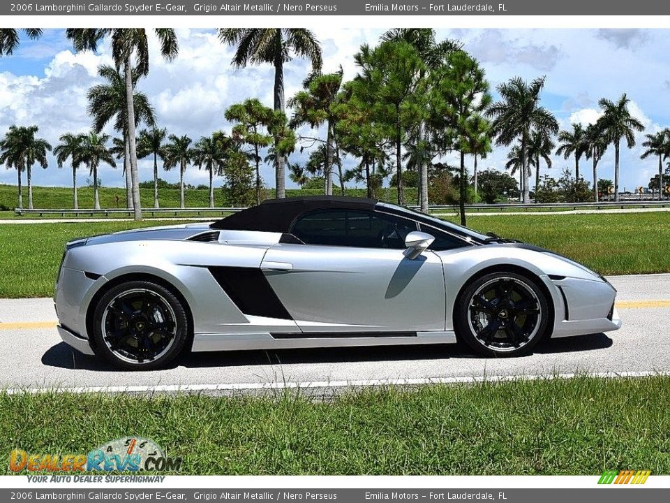 Grigio Altair Metallic 2006 Lamborghini Gallardo Spyder E-Gear Photo #27