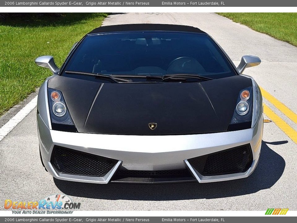 2006 Lamborghini Gallardo Spyder E-Gear Grigio Altair Metallic / Nero Perseus Photo #28