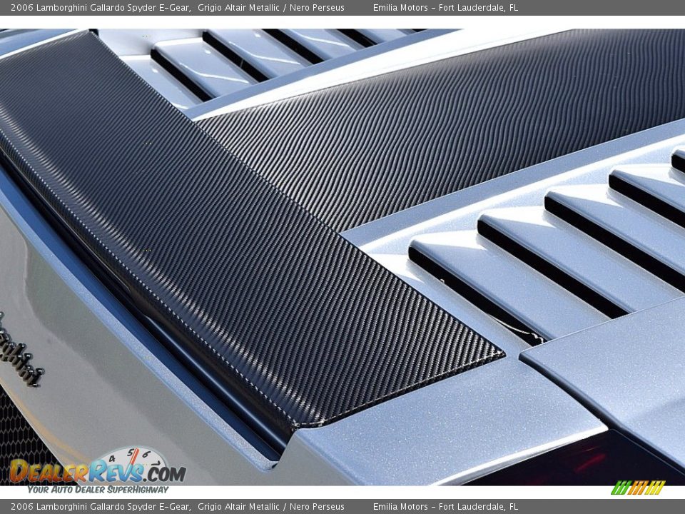 2006 Lamborghini Gallardo Spyder E-Gear Grigio Altair Metallic / Nero Perseus Photo #29