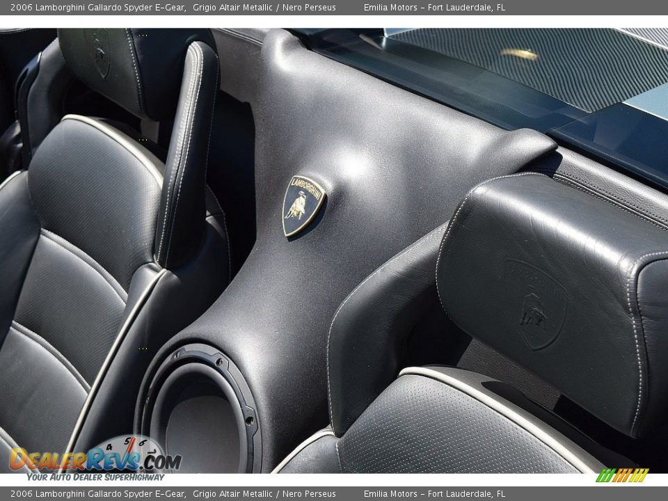2006 Lamborghini Gallardo Spyder E-Gear Grigio Altair Metallic / Nero Perseus Photo #40