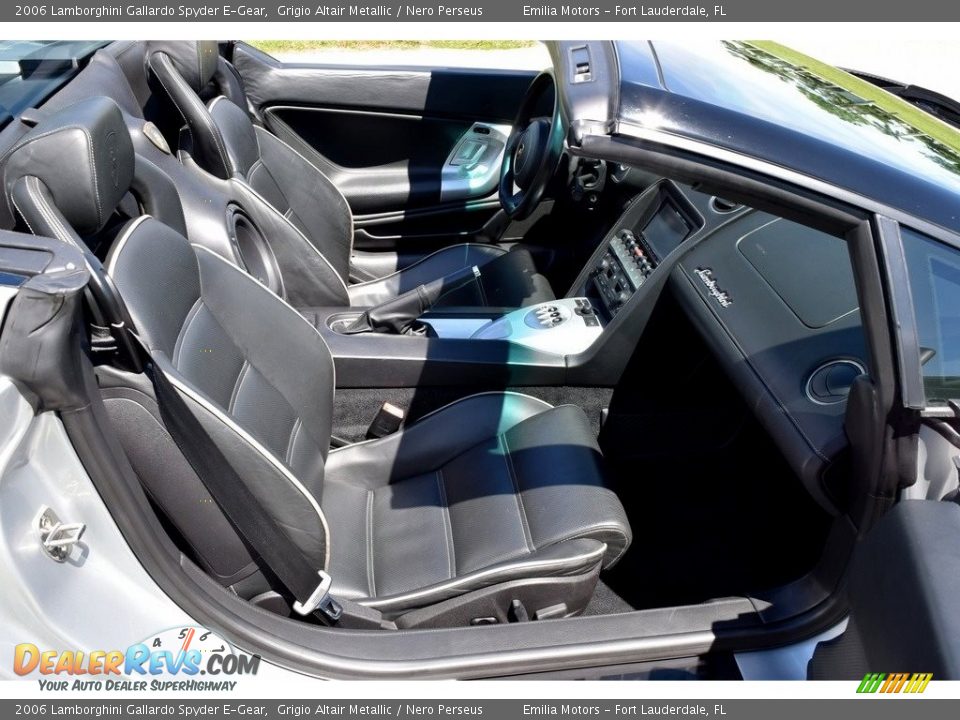 2006 Lamborghini Gallardo Spyder E-Gear Grigio Altair Metallic / Nero Perseus Photo #42