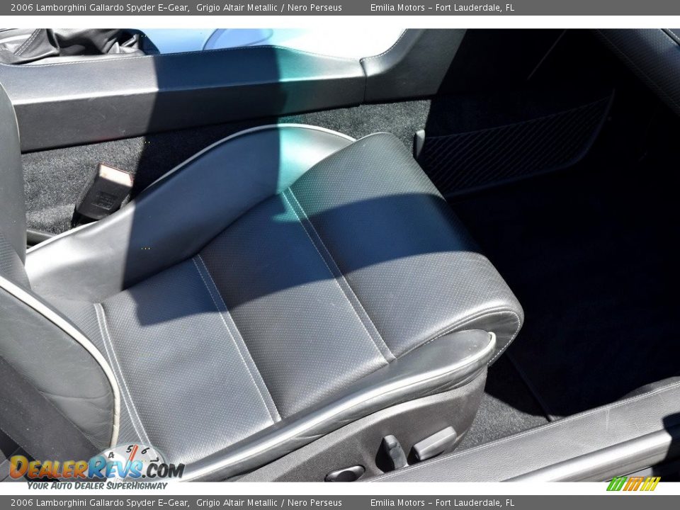 2006 Lamborghini Gallardo Spyder E-Gear Grigio Altair Metallic / Nero Perseus Photo #43