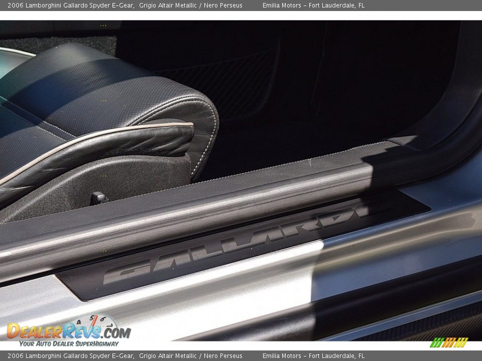 2006 Lamborghini Gallardo Spyder E-Gear Grigio Altair Metallic / Nero Perseus Photo #47