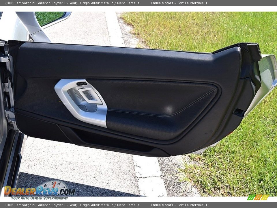 2006 Lamborghini Gallardo Spyder E-Gear Grigio Altair Metallic / Nero Perseus Photo #49