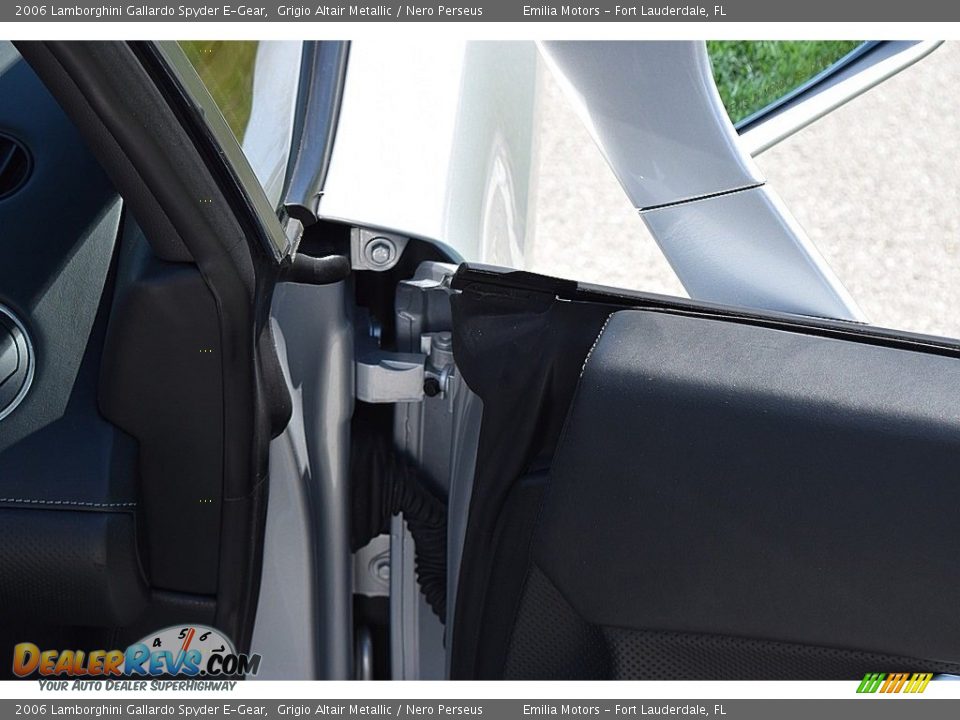 2006 Lamborghini Gallardo Spyder E-Gear Grigio Altair Metallic / Nero Perseus Photo #50