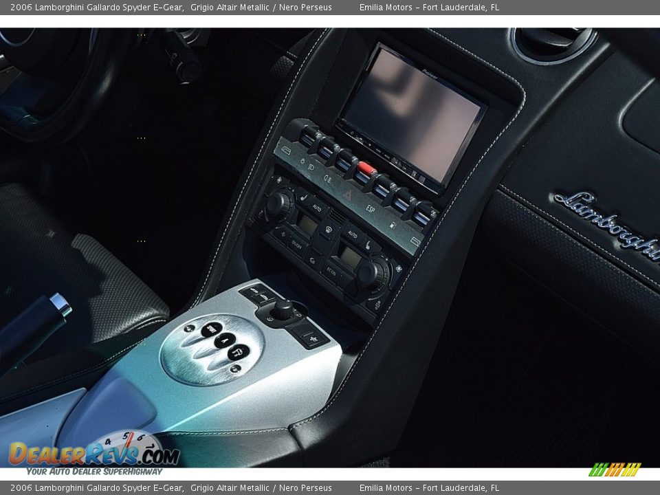 2006 Lamborghini Gallardo Spyder E-Gear Grigio Altair Metallic / Nero Perseus Photo #51