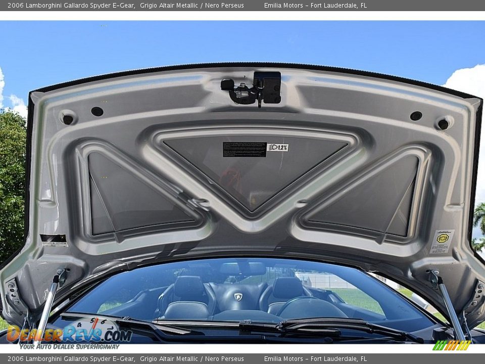 2006 Lamborghini Gallardo Spyder E-Gear Grigio Altair Metallic / Nero Perseus Photo #55