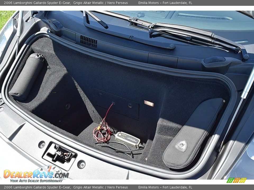 2006 Lamborghini Gallardo Spyder E-Gear Grigio Altair Metallic / Nero Perseus Photo #56