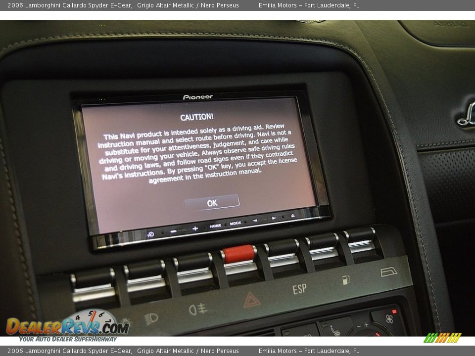 Controls of 2006 Lamborghini Gallardo Spyder E-Gear Photo #62