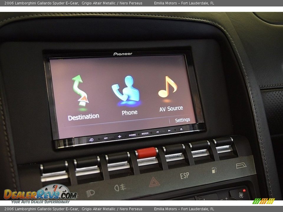 2006 Lamborghini Gallardo Spyder E-Gear Grigio Altair Metallic / Nero Perseus Photo #64