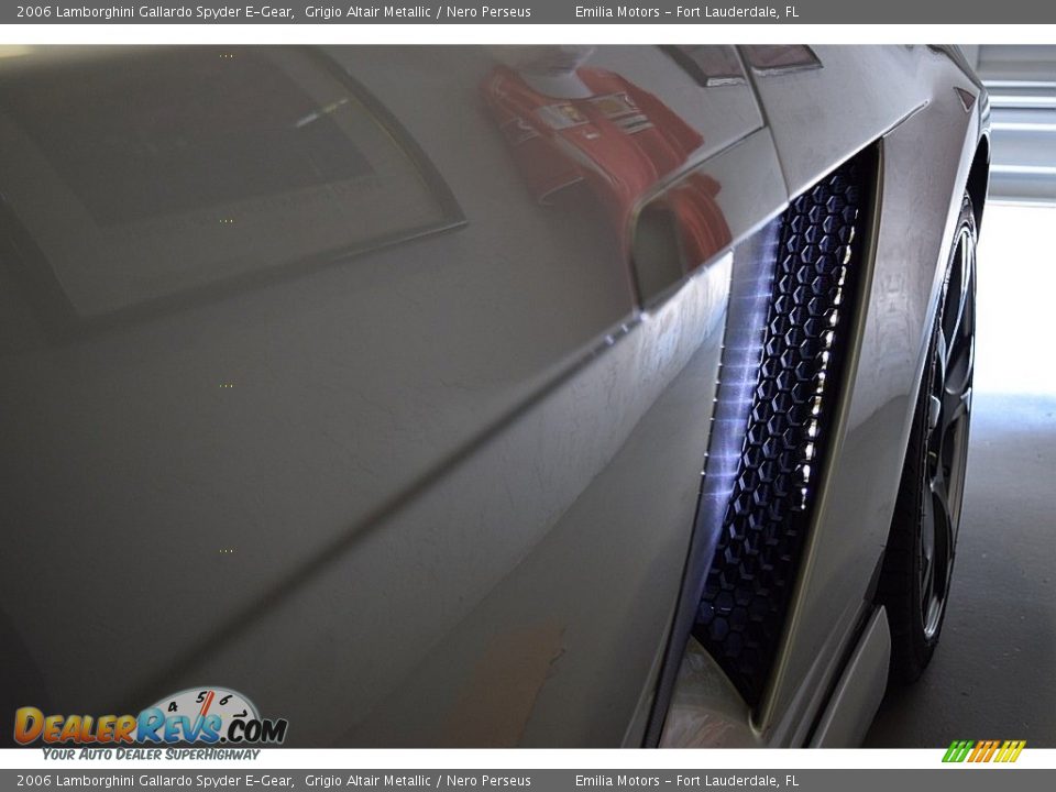 2006 Lamborghini Gallardo Spyder E-Gear Grigio Altair Metallic / Nero Perseus Photo #70