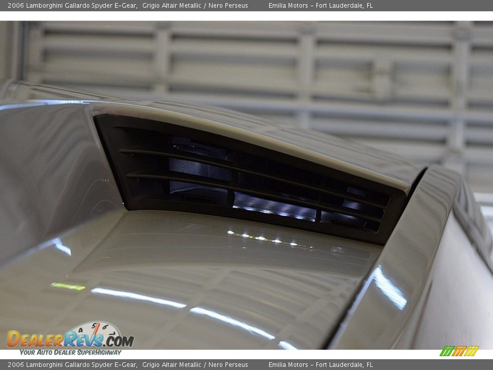 2006 Lamborghini Gallardo Spyder E-Gear Grigio Altair Metallic / Nero Perseus Photo #71