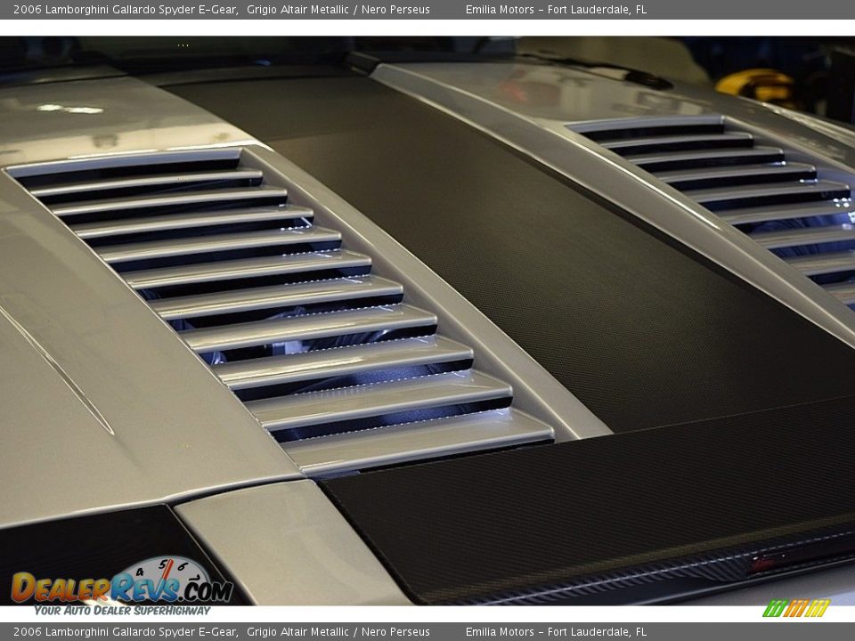 2006 Lamborghini Gallardo Spyder E-Gear Grigio Altair Metallic / Nero Perseus Photo #72