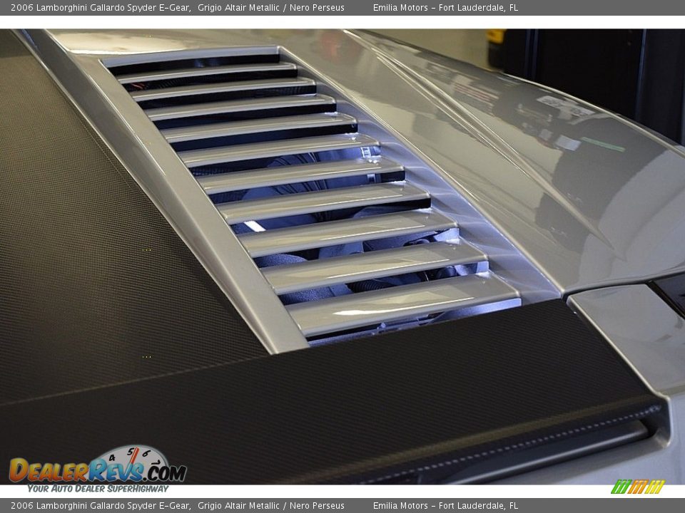 2006 Lamborghini Gallardo Spyder E-Gear Grigio Altair Metallic / Nero Perseus Photo #73